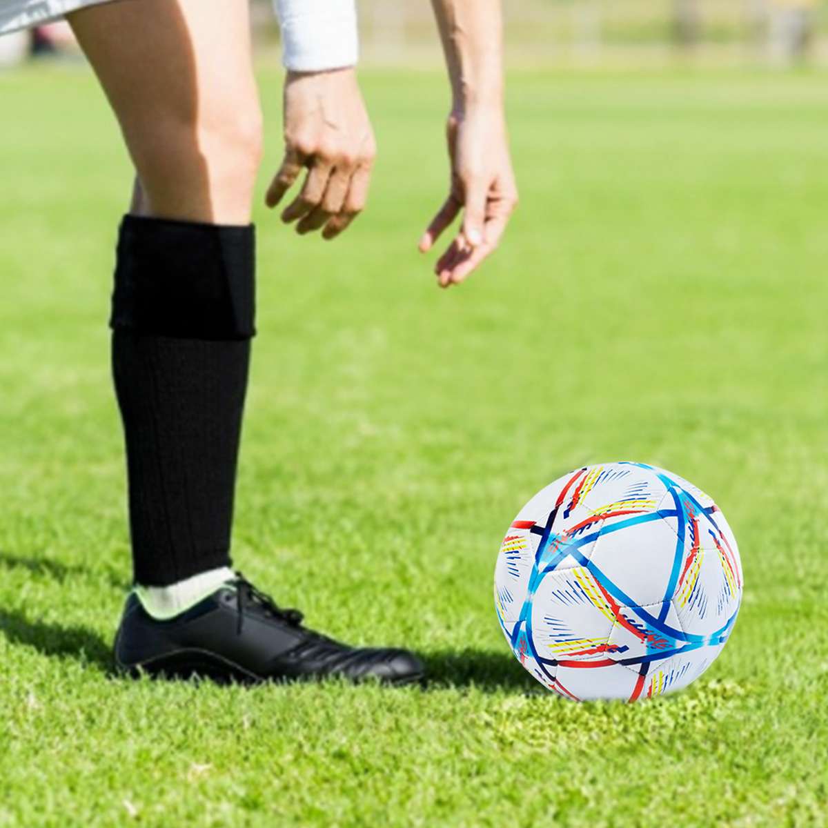 サッカーボール  ブリリアントストライカー マルチカラーボール