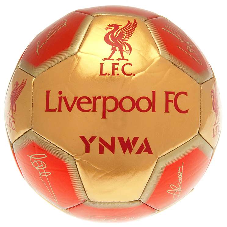 サッカーボール リバプールFC オフィシャル サイン入り
